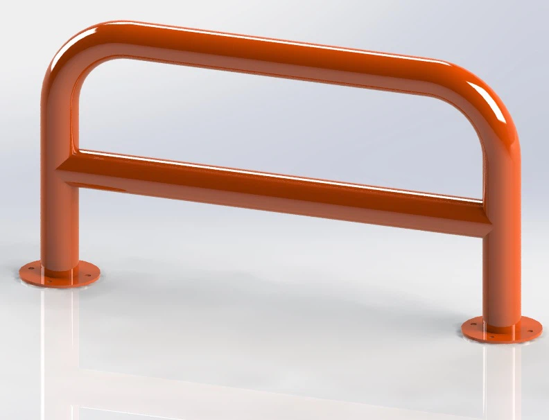 warehouse rack guard rail single barrier for pallet racking protection warehouse rack guard rail single barrier for pallet racking protection