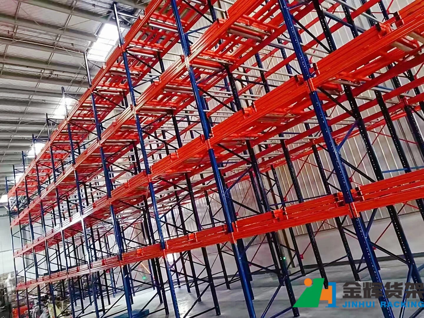 warehouse push back racking operation with high density pallet storage warehouse push back racking operation with high density pallet storage