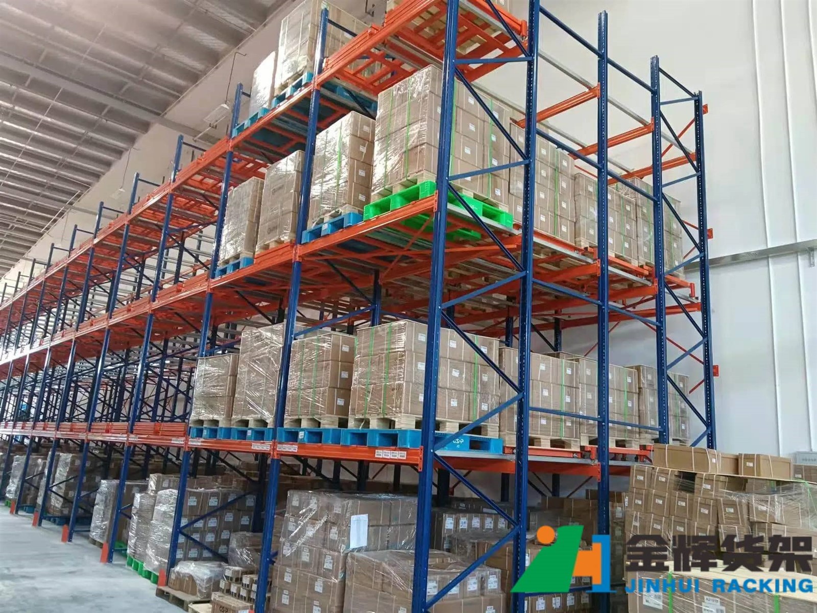 high density push back storage system for industrial warehouse high density push back storage system for industrial warehouse
