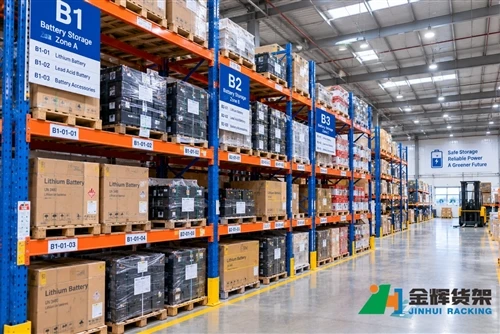 Warehouse Racking for Battery Storage: Organizing Packaged Batteries Safely
