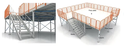 steel mezzanine floor structure drawing steel mezzanine floor structure drawing